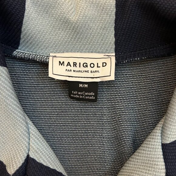 MARIGOLD par Marilyne Baril Checkerboard A-Line Dress - Blue -  Medium - NWOT - Picture 4 of 5